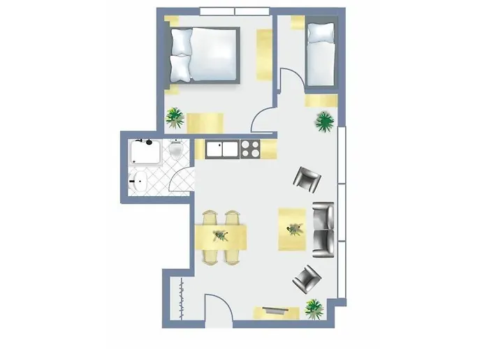 度假居 Lueerssen Directly By The Sea 2 施坦胡德